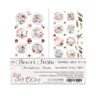 Craft O´ Clock Scrapbook papier - Flower Fiesta  6x12