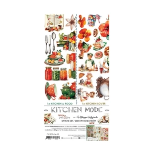 Craft O´ Clock Scrapbook papier - Kitchen Mode 6x12 Mix