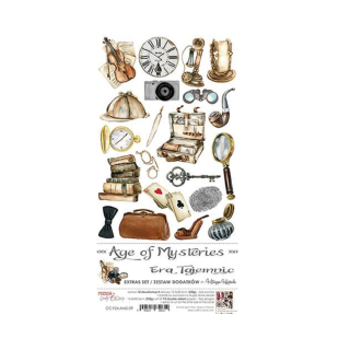 Craft O´ Clock Scrapbook papier - Age of Mysteries Extra set 6x12