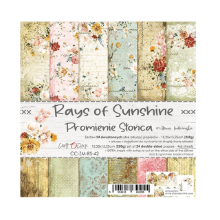 Craft O´ Clock Scrapbook papier - Rays of Sunshine 6x6