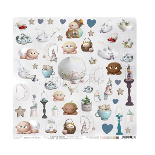 Craft O´ Clock Scrapbook papier - CC-DOD-2-SD-F9  12x12 