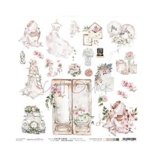 Craft O´ Clock Scrapbook papier - CC-DOD-LMF-F8  12x12 