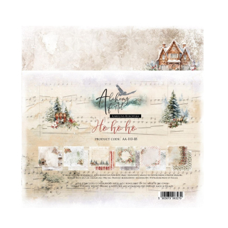 Alchemy of Art Scrapbook papier Ho, Ho, Ho 8x8