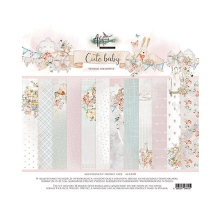 Alchemy of Art Scrapbook papier Cute Baby 8x8