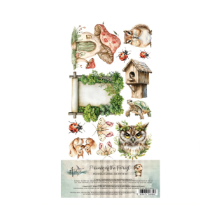 Alchemy of Art Scrapbook papier Friends of the Forest 6x12