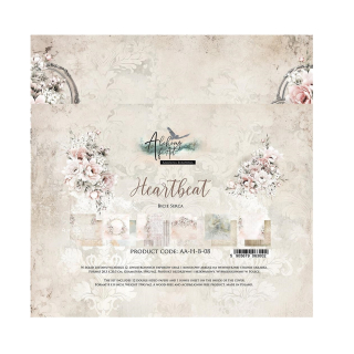 Alchemy of Art Scrapbook papier Heartheat 8x8