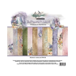 Alchemy of Art Scrapbook papier The Provence Weekend 8x8