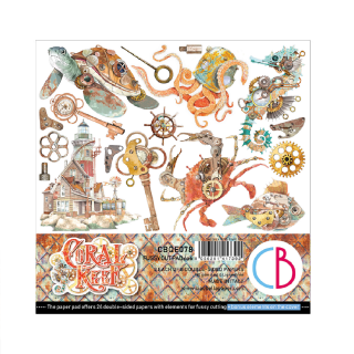 Ciao Bella Scrapbook papier Coral Reef 6x6