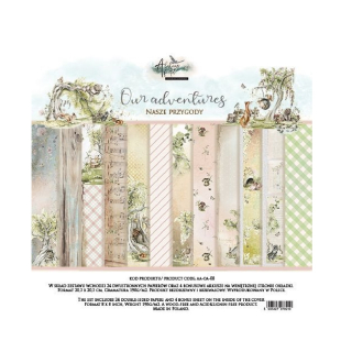 Alchemy of Art Scrapbook papier Our Adventures 8x8