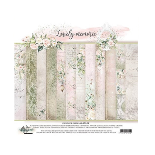 Alchemy of Art Scrapbook papier Lovely Memories 8x8