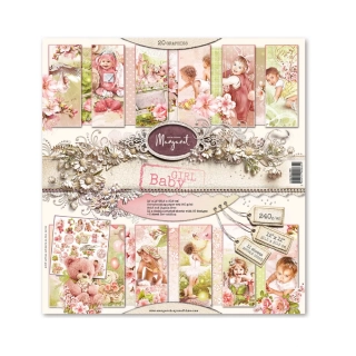 Margaret Scrapbook papier –Baby Girl  12x12
