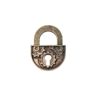Kovový odliatok -  Visiaci zámok 3