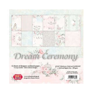 Craft & You Design Scrapbook papier Dream Ceremony 12x12