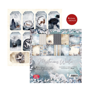Craft & You Design Scrapbook papier Mysterious Winter 12x12