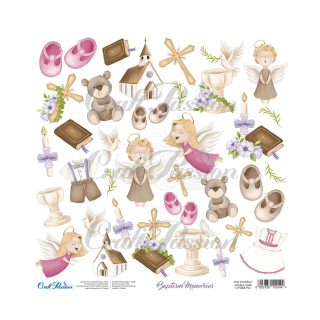 Craft Passion Scrapbook papier Baptism Memories 12x12