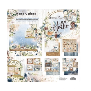 Memory Place Scrapbook papier Hello 12x12