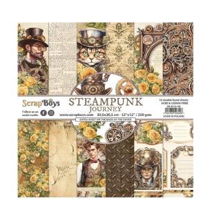 Scrapboys Scrapbook papier Steampunk 12x12