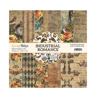 Scrapboys Scrapbook papier Industrial Romance 12x12