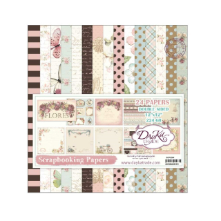 Dayka Scrapbook papier Flowers 12x12