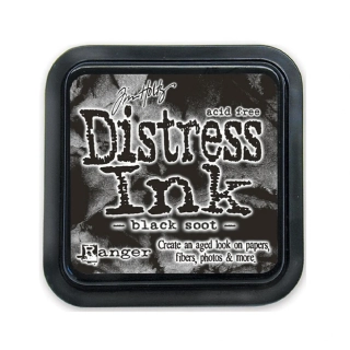 Ranger Distress atramentová poduška Black Soot TIM19541