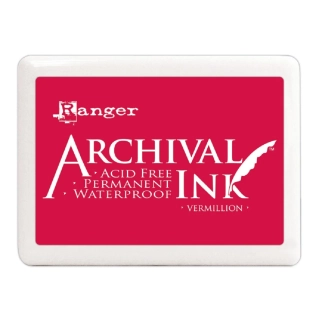Ranger atramentová poduška Jumbo Archival Ink Vermillion