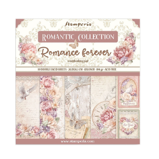 Stamperia Scrapbook papier – Romance Forever 8x8