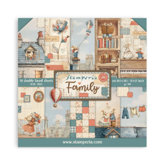Stamperia Scrapbook papier – Family 12x12