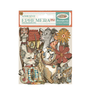 Stamperia Furry Friends nálepky DFLCT69