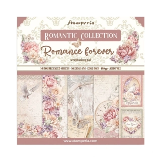 Stamperia Romance forever scrapbook papier 12x12