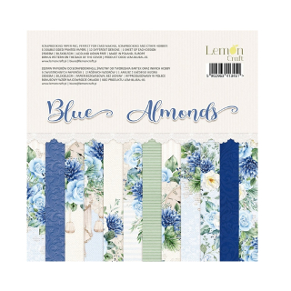 Lemoncraft Scrapbook papier Blue Almonds 12x12