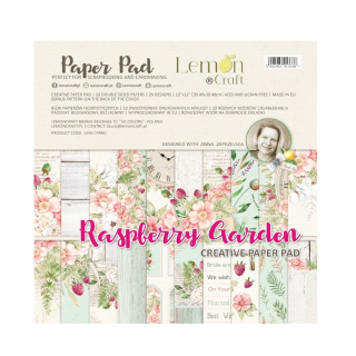 Lemoncraft Scrapbook papier Raspberry Garden 12x12