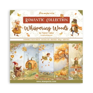 Stamperia Scrapbook papier – Whispering Woods 8x8