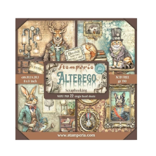 Stamperia Scrapbook papier – Alterego Maxi 8x8