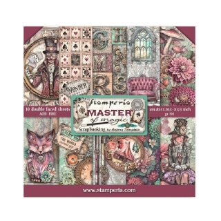 Stamperia Scrapbook papier – Master of Magic 8x8