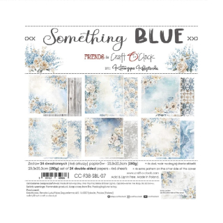 Craft O´ Clock Scrapbook papier - Something Blue 8x8 